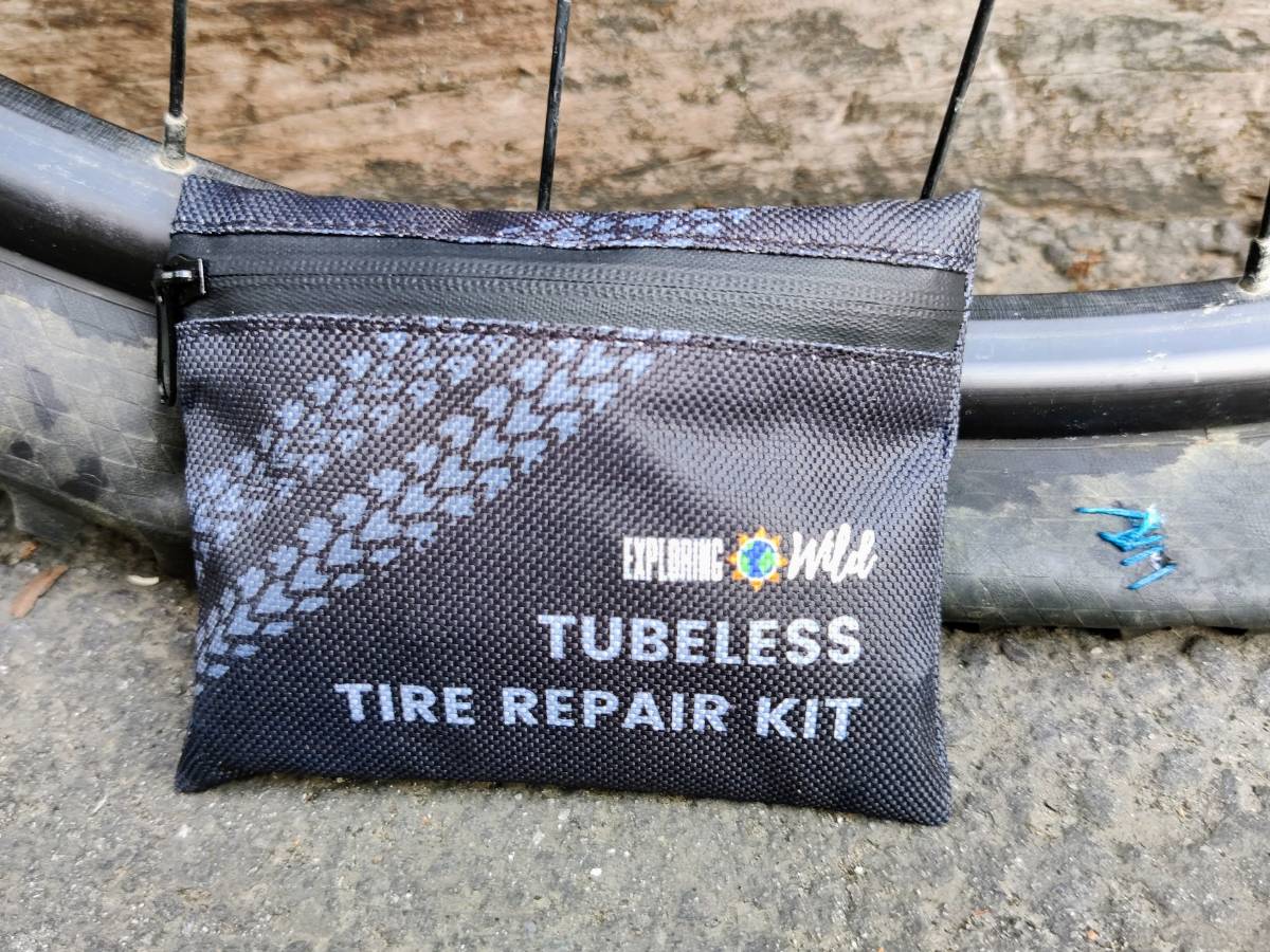Tubeless Tire Repair Kit Bikepacking Certified With Zipper Pouch - Main Image