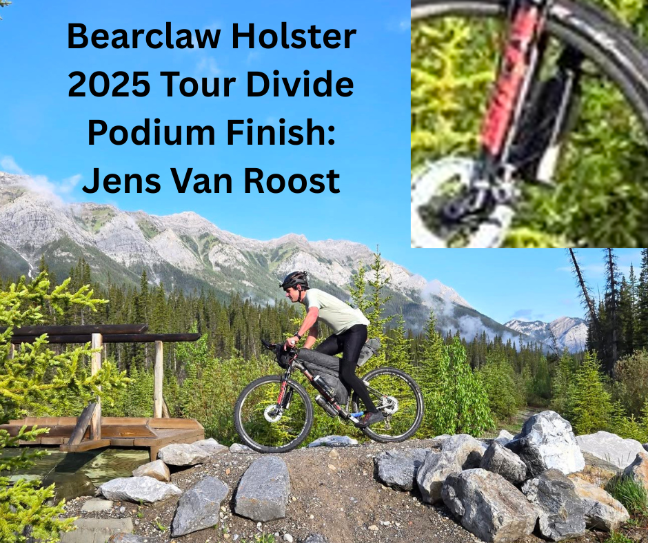 Bearclaw Holster 2025 Tour Divide Podium Finish: Jens Van Roost