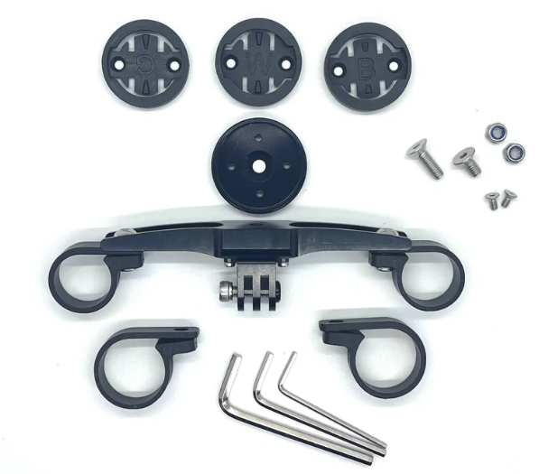 Aero Bar Bike Computer / Lamp / Action Camera Comparison Table - Bikepacking, Gravel Racing, and Triathalon