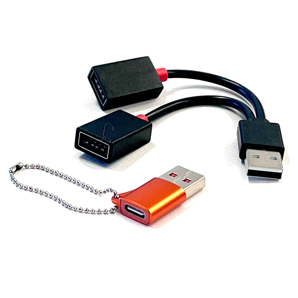 Short USB-A Splitter (Y-Connection) - Jefe.bike