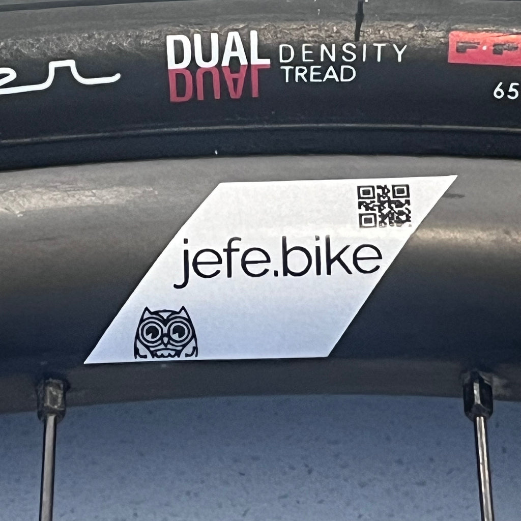 Reflective Rim Stickers - Lightweight Safety x8 - Jefe.bike