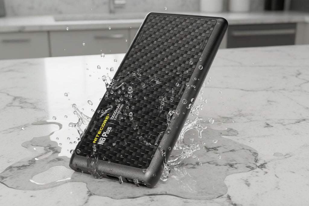 Batterie externe légère et étanche IPX7 de 10 000 mAh