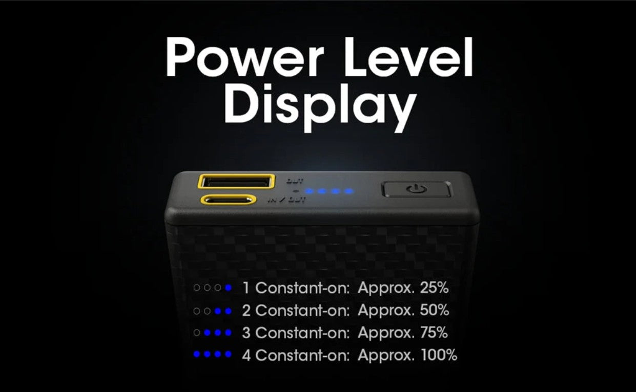 Batterie externe de 20 000 mAh pour le bikepacking, ultra-légère et facile à transporter