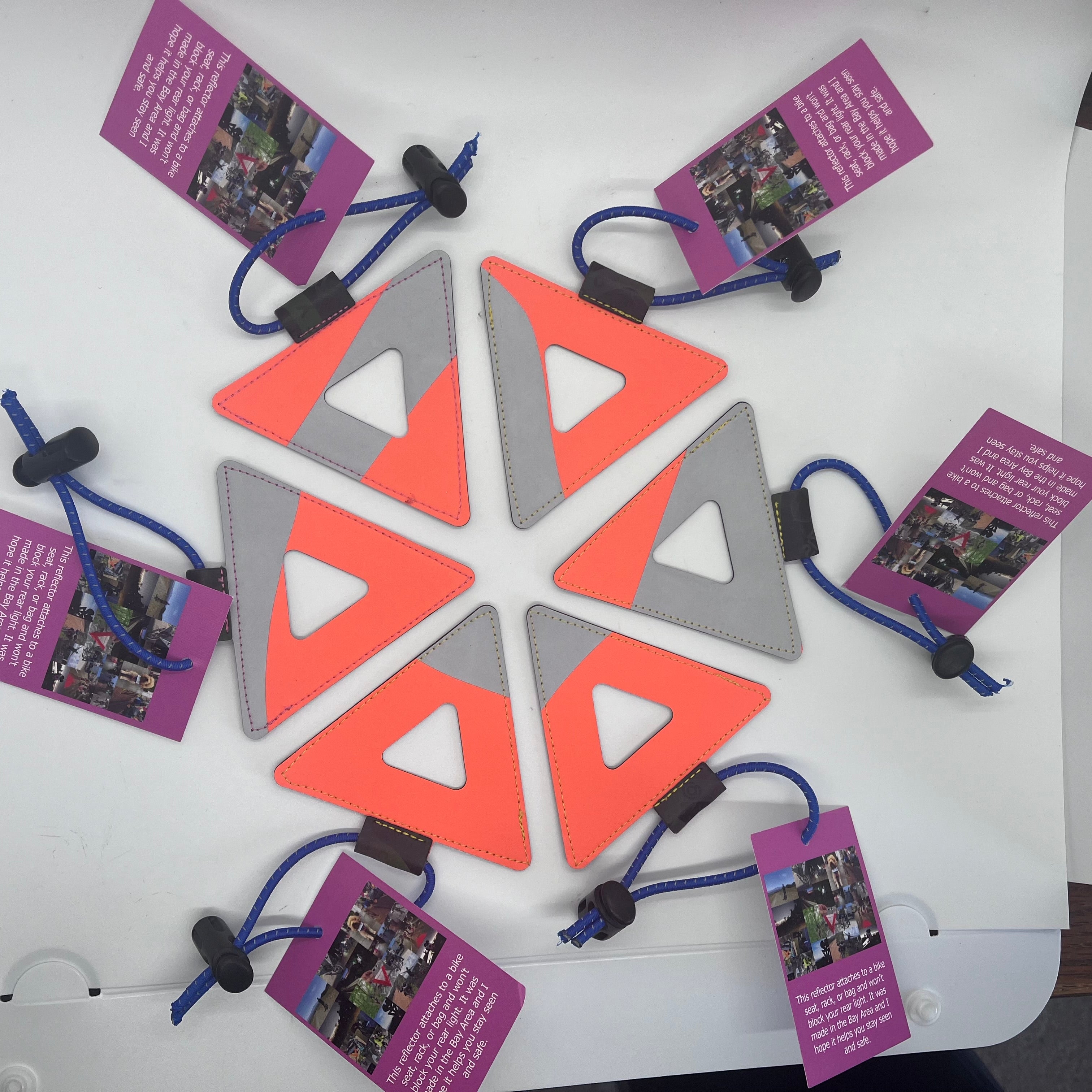 Visto Lightweight Reflective Safety Triangle - Jefe.bike