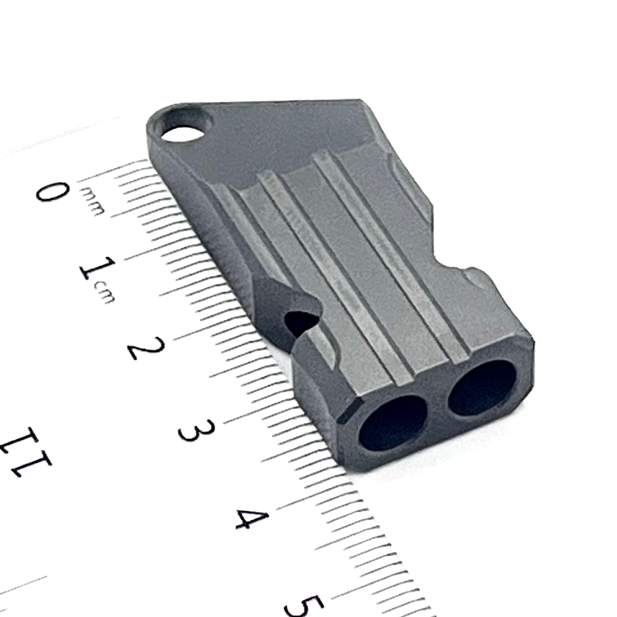 Titanium Anti-Bear Bikepacking Whistle - 125 dB