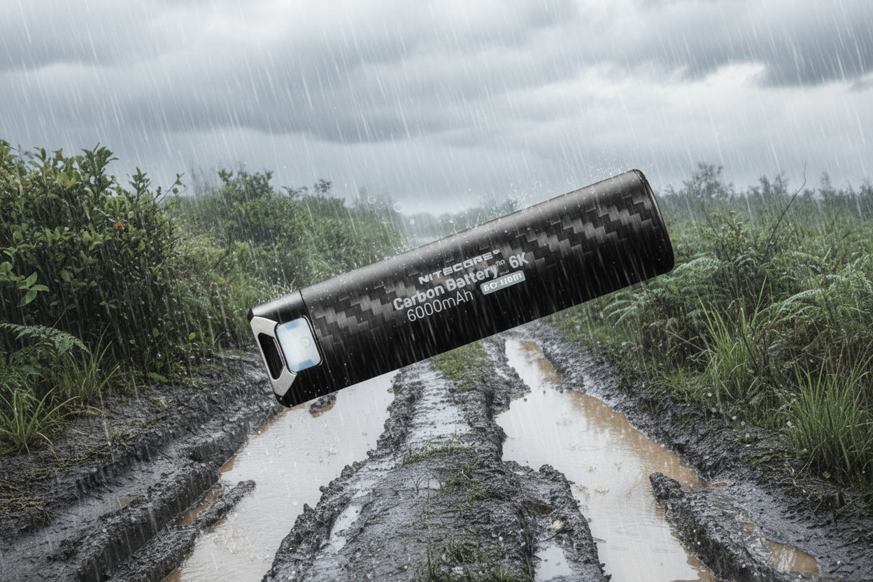 Batterie externe légère et submersible de 6000 mAh pour le bikepacking