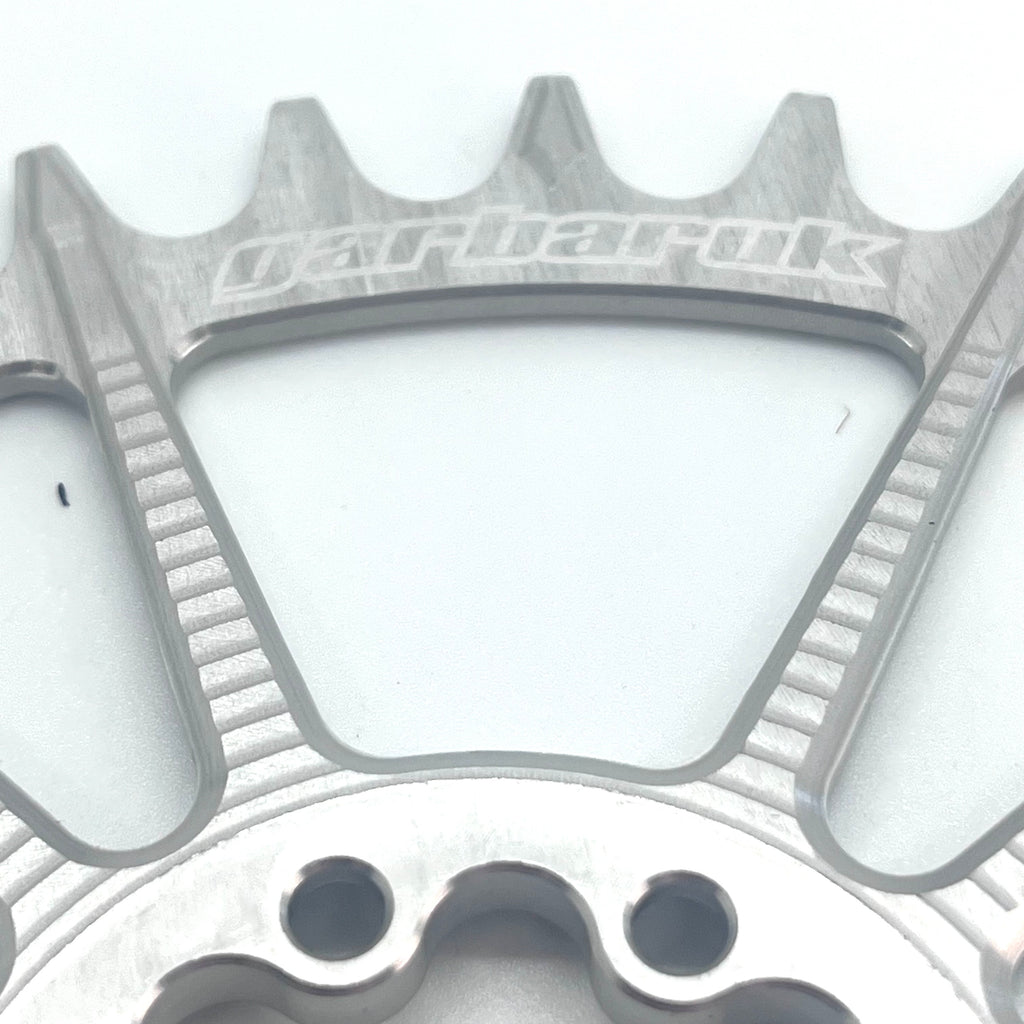 Garbaruk Oval Direct Mount Chainring 30t/32t/34t/36t (Boost - 8-Bolt - Silver) - Jefe.bike