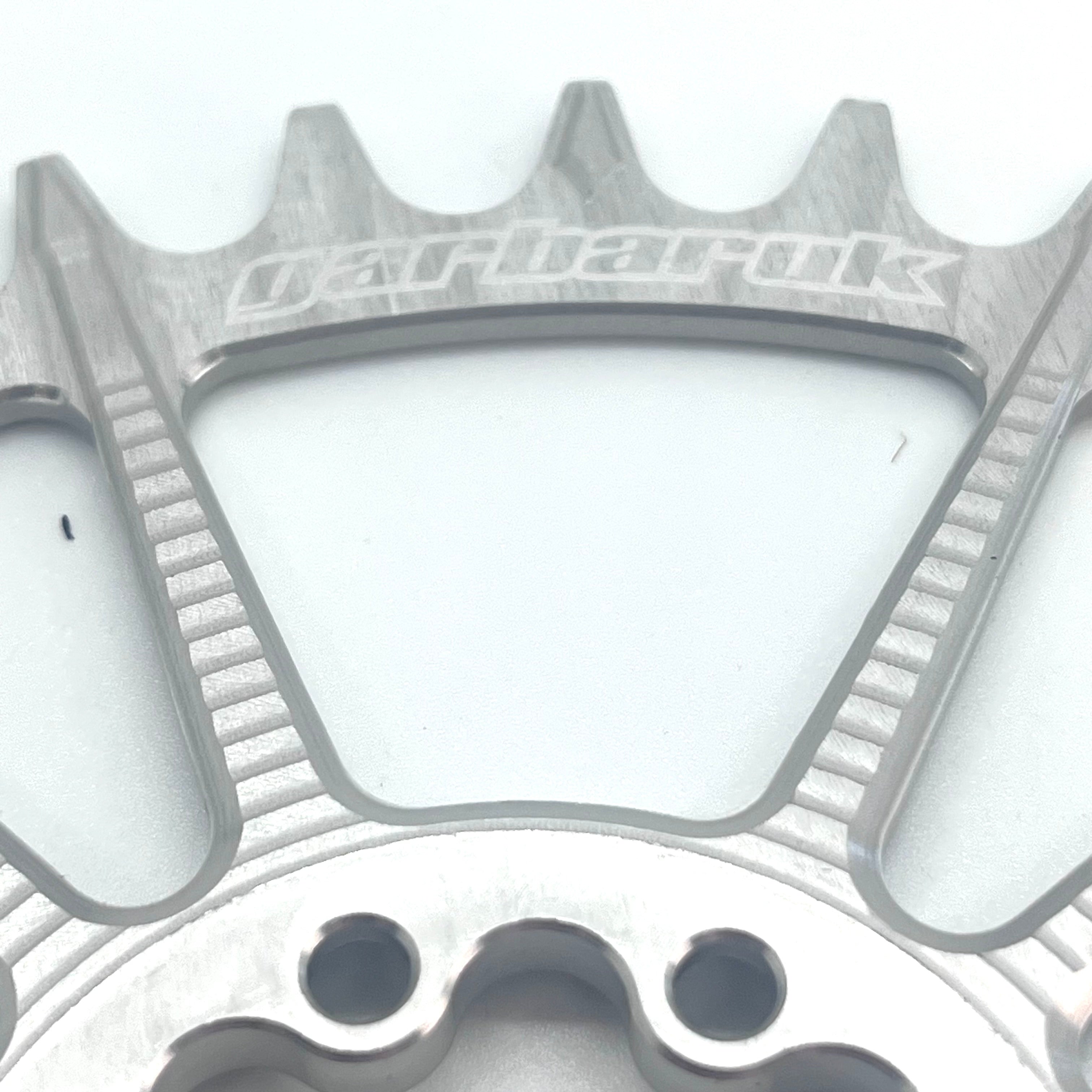 Garbaruk Oval Direct Mount Chainring 30t/32t/34t/36t (Boost - 8-Bolt - Silver) - Jefe.bike