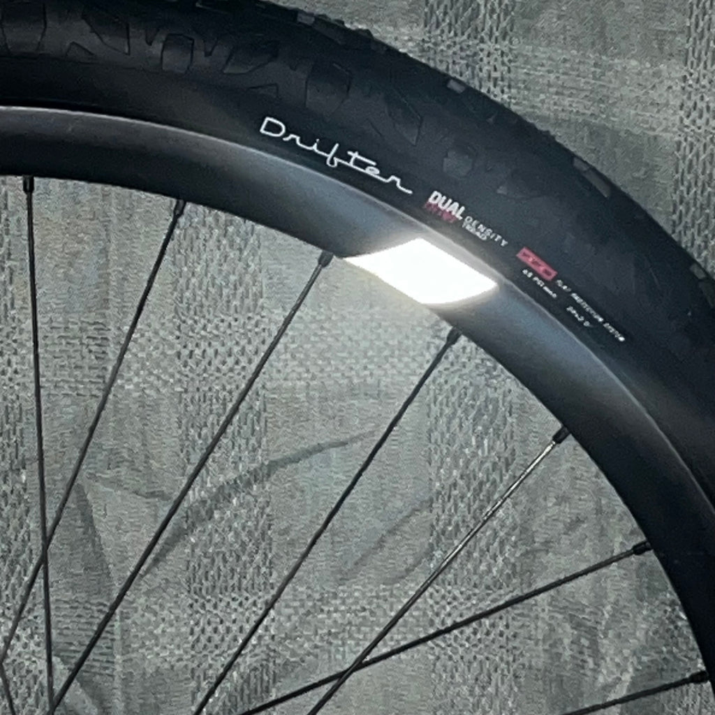 Reflective Rim Stickers - Lightweight Safety x8 - Jefe.bike