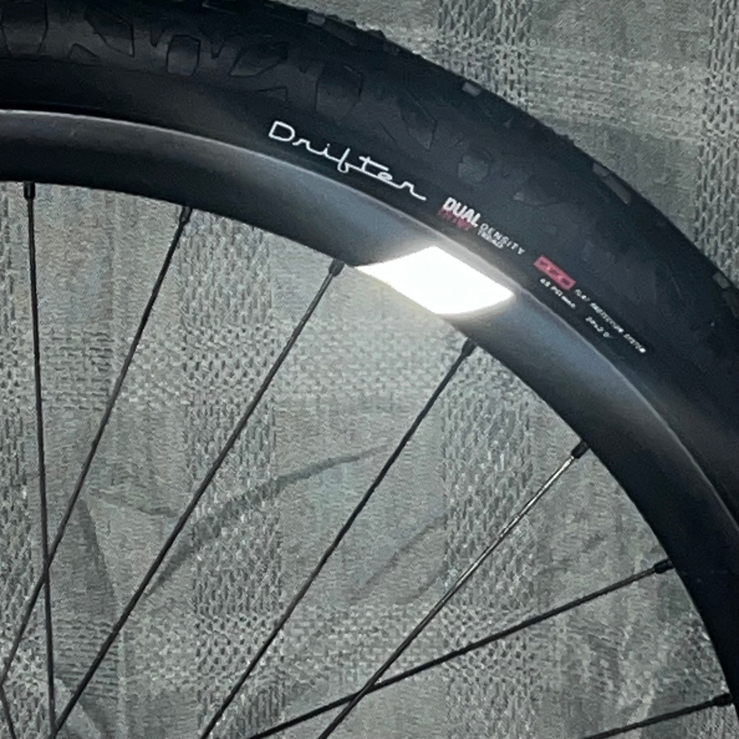 Reflective Rim Stickers - Lightweight Safety x8 - Jefe.bike