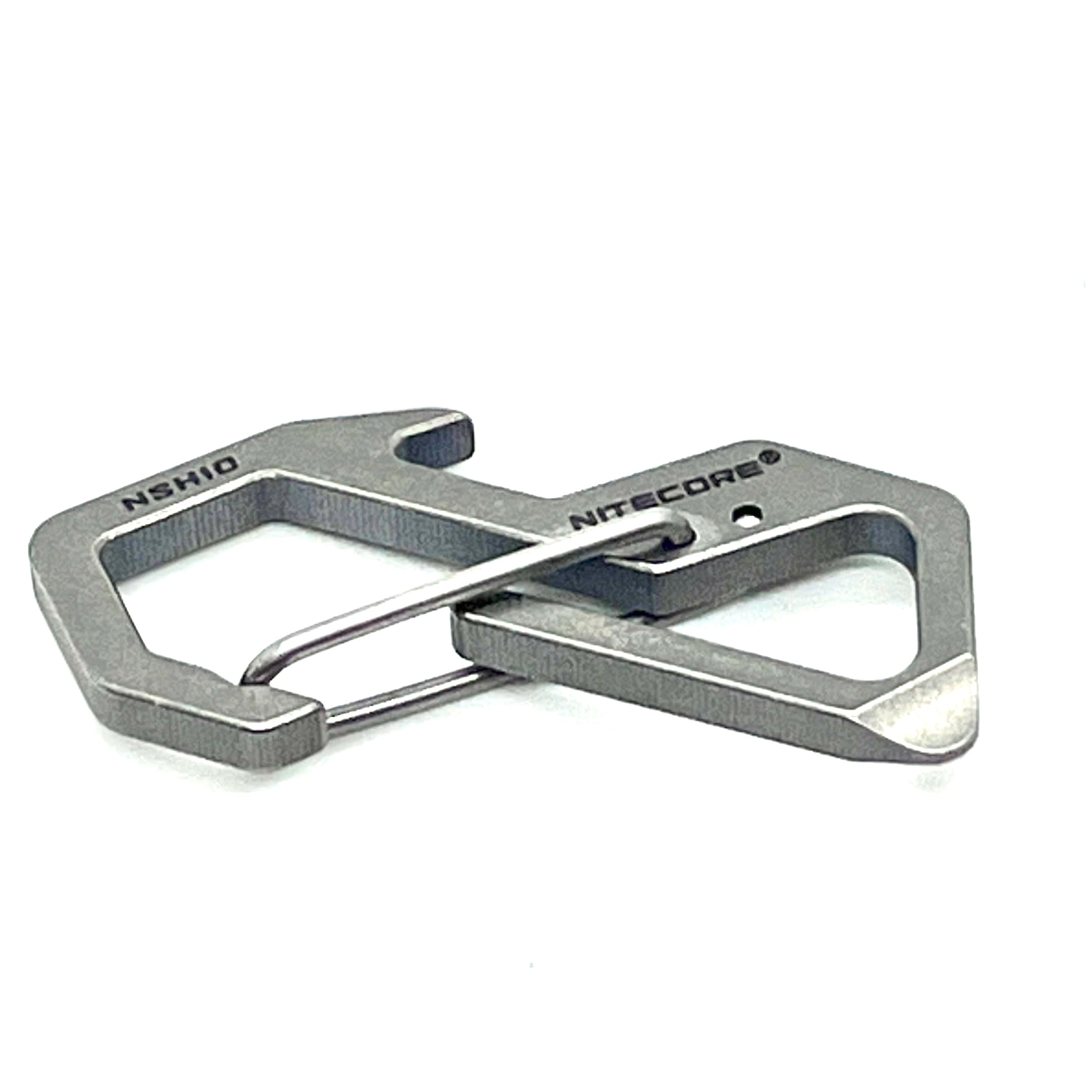 Mousqueton multifonction léger en titane