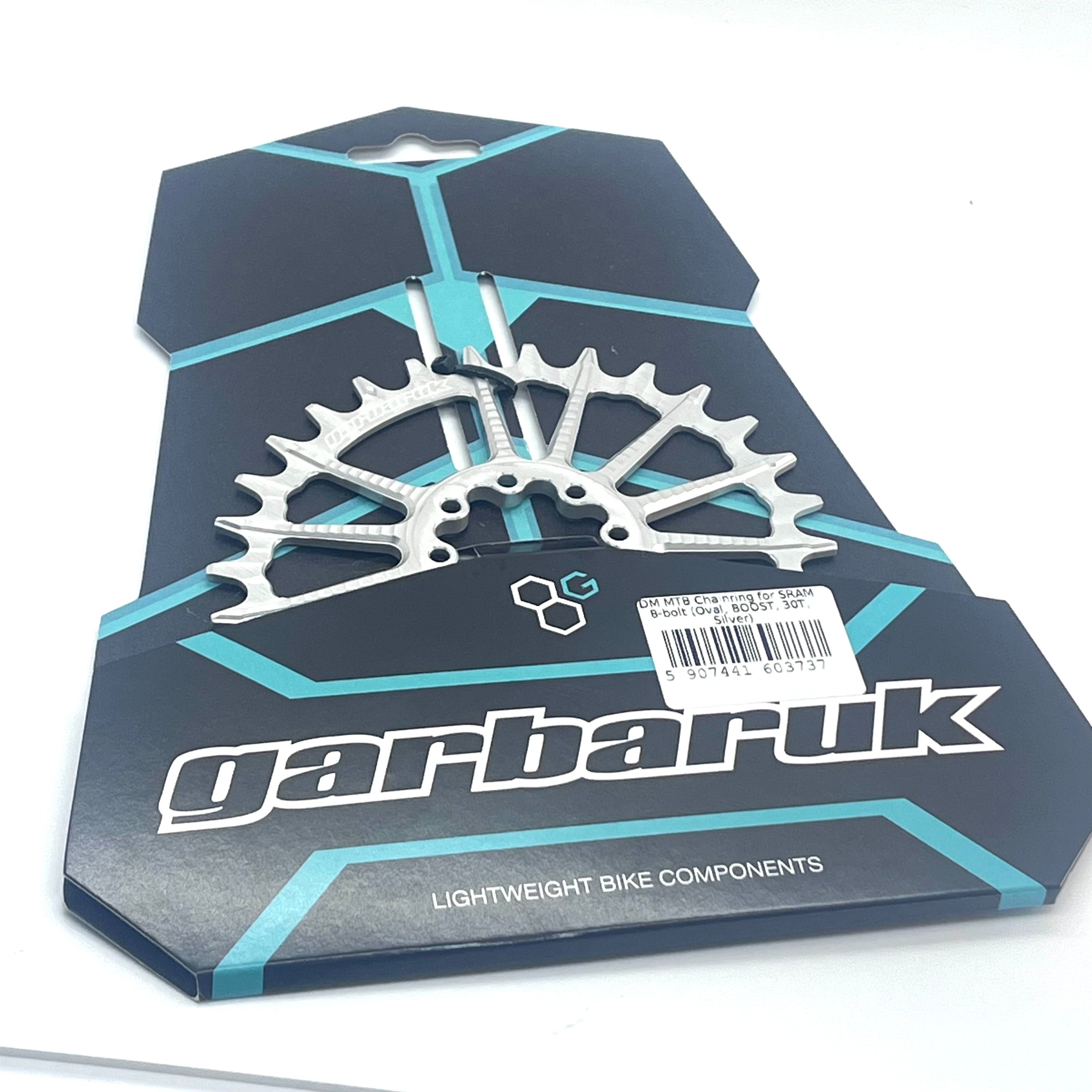 Garbaruk Oval Direct Mount Chainring 30t/32t/34t/36t (Boost - 8-Bolt - Silver) - Jefe.bike