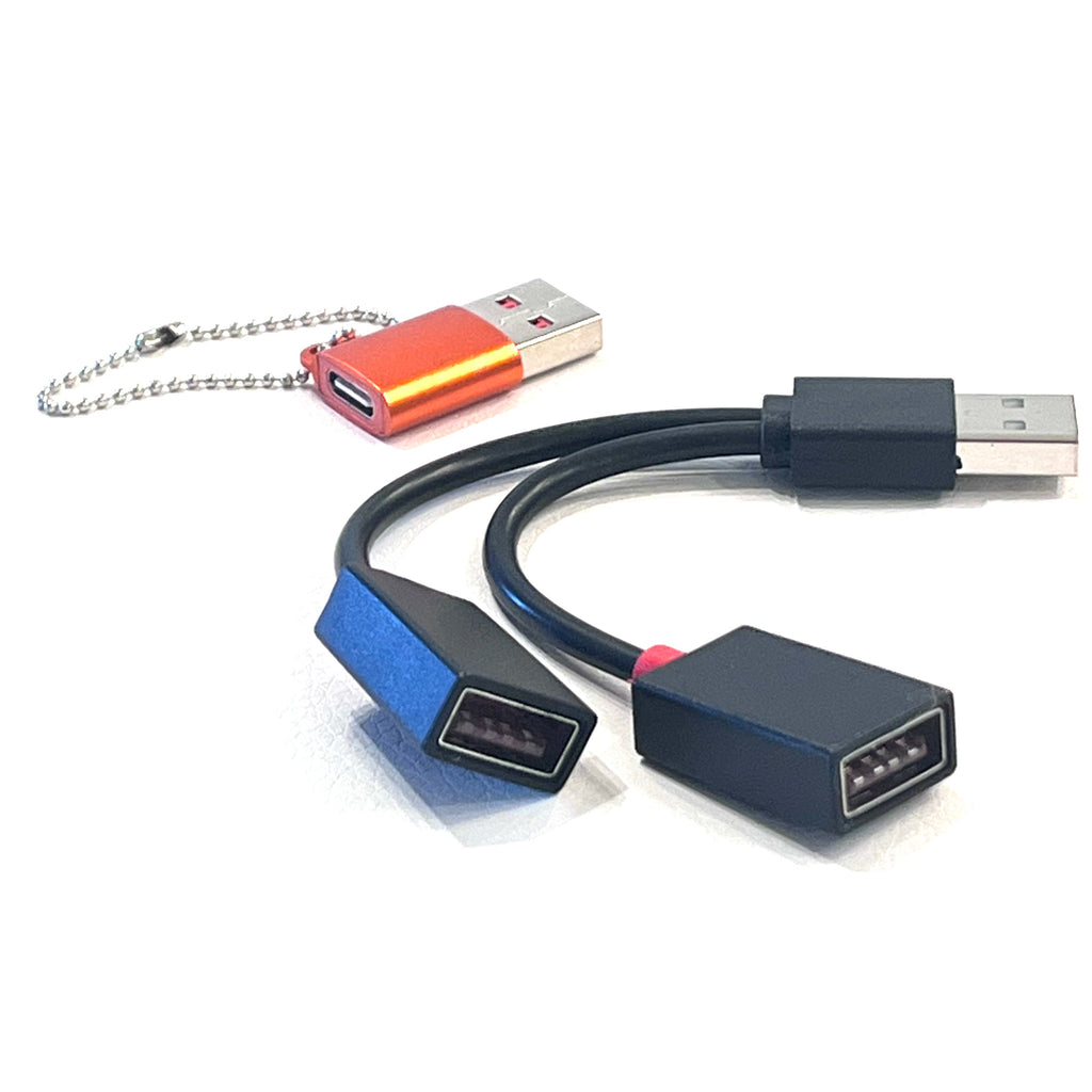 Short USB-A Splitter (Y-Connection) - Jefe.bike