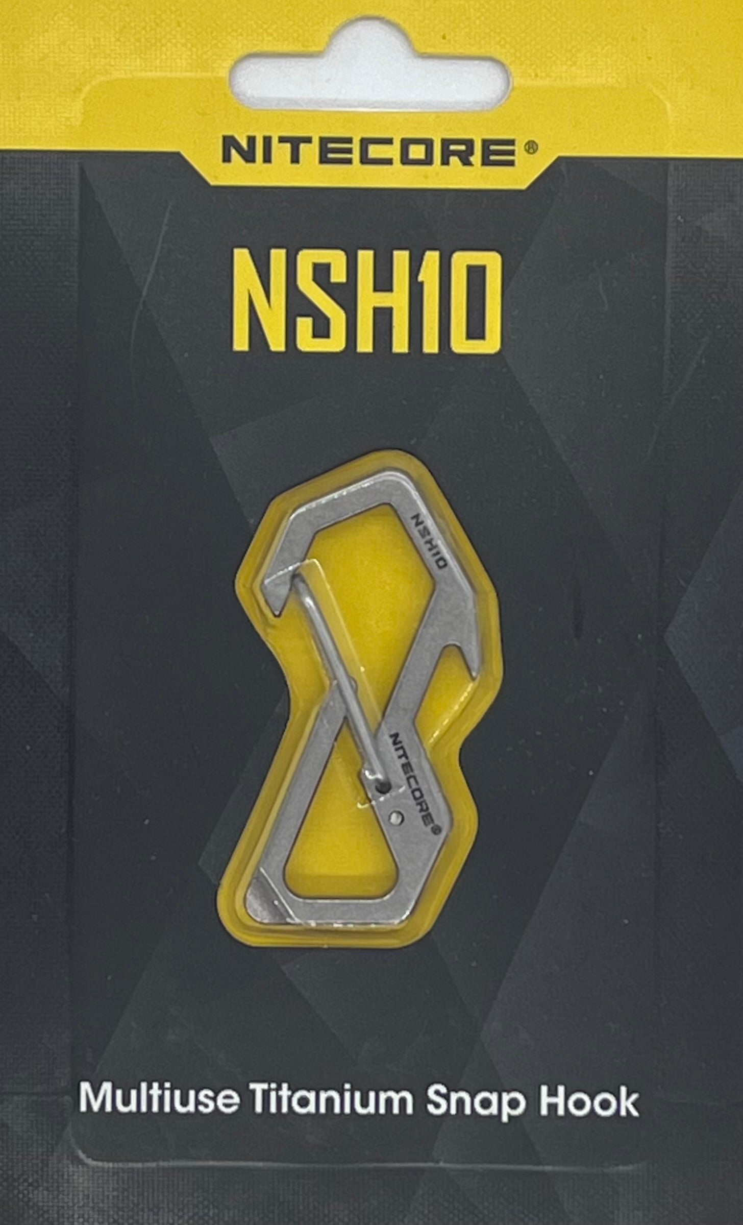 Mousqueton multifonction léger en titane