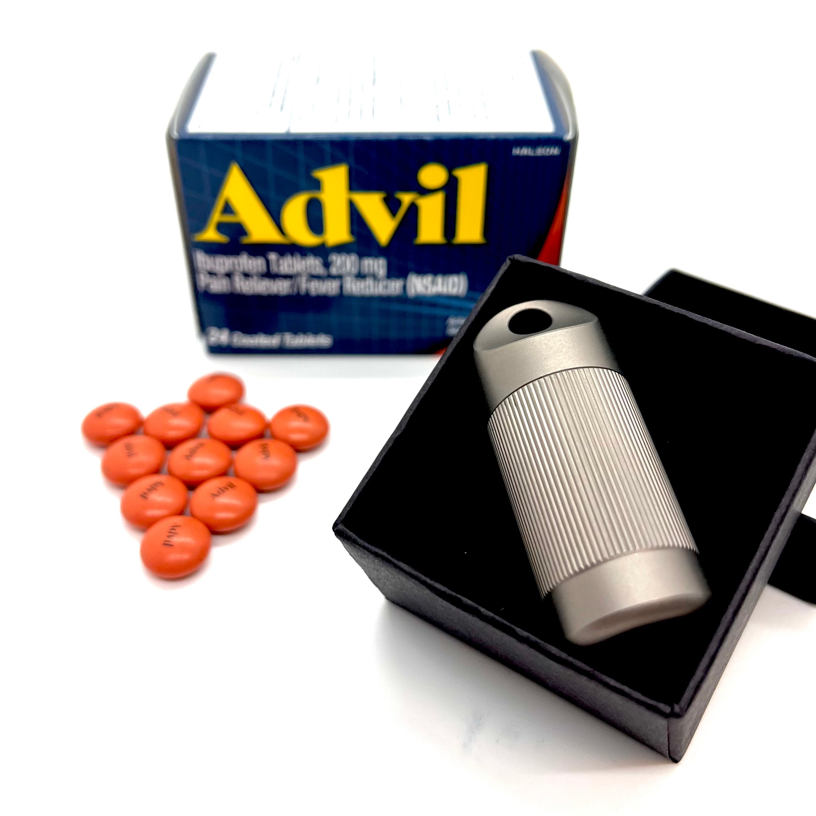 Lightweight Titanium Waterproof Pill Case