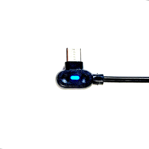 Coiled USB-A to USB-C Indicator Cable - Bikepacking Certified