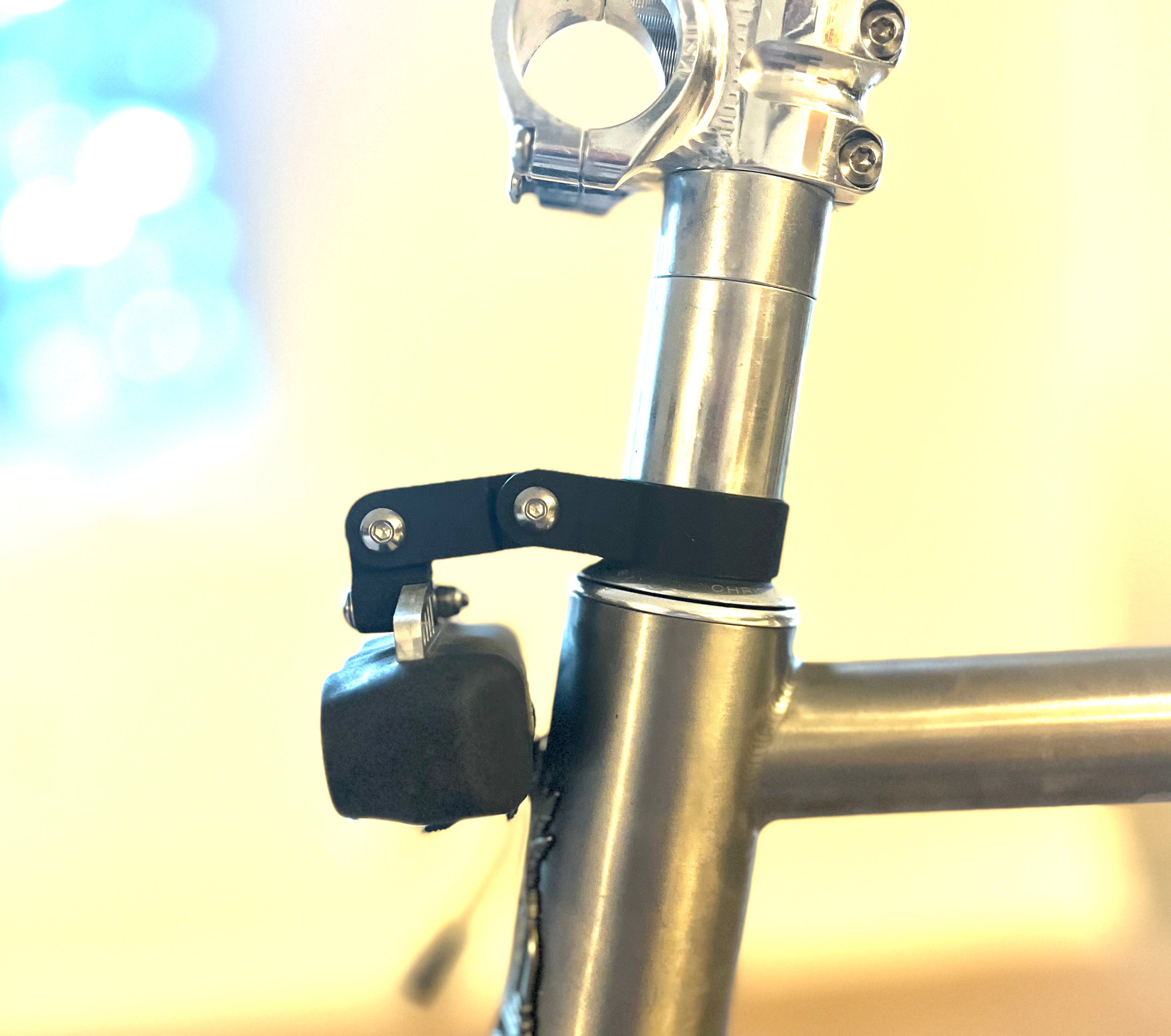 Headset Spacer GoPro / kLite Mount - Perfect For Bikes With No Fork Crown Mount - Jefe.bike
