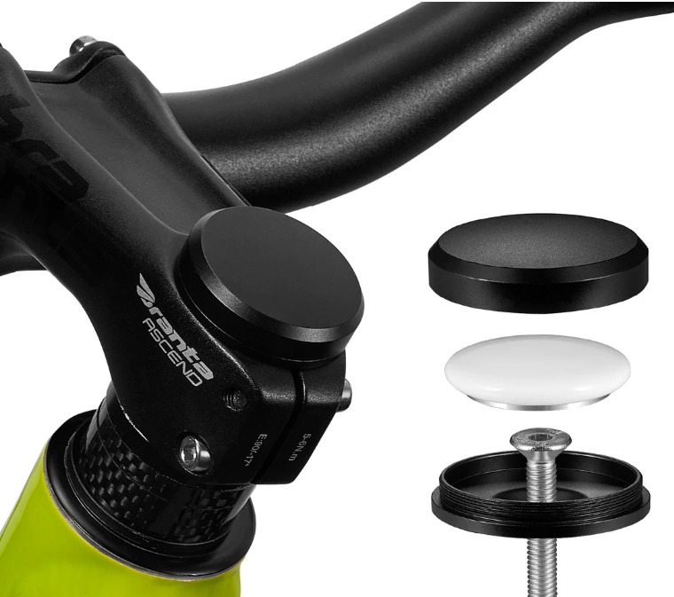 Bicycle Airtag Headset Cap Mount - Jefe.bike