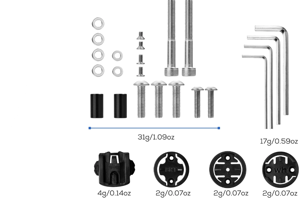 Bicycle Computer Mount Replacement Kit - Jefe.bike