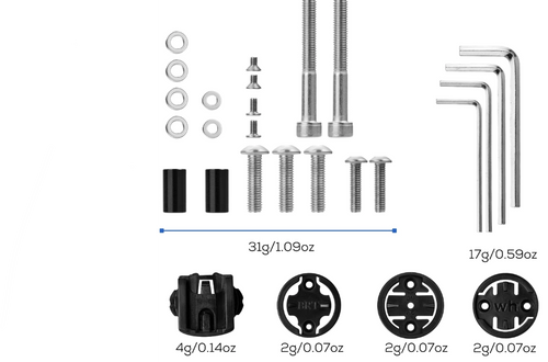 Bicycle Computer Mount Replacement Kit - Jefe.bike