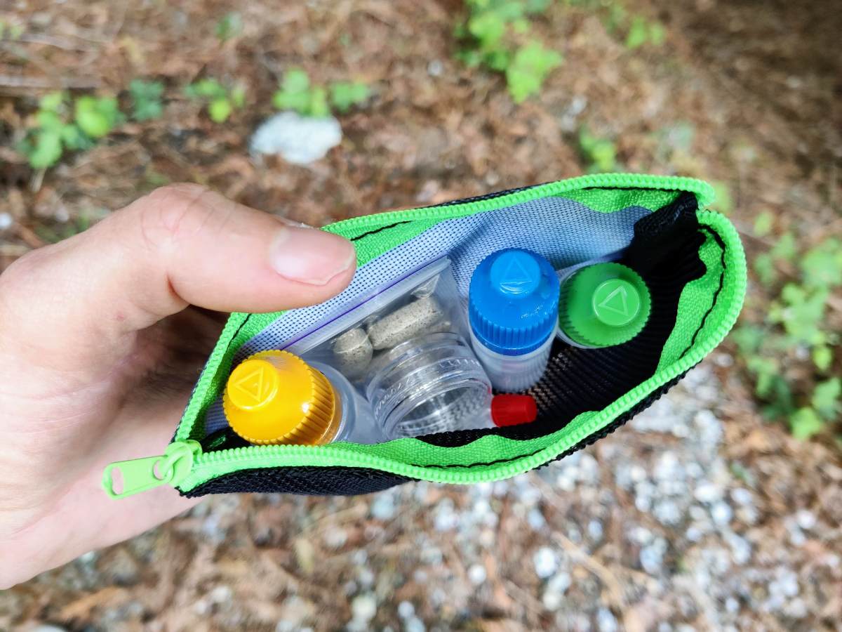 Bikepacking-Certified Lightweight Containers Kit - Includes Mesh Toiletries Pouch - Jefe.bike