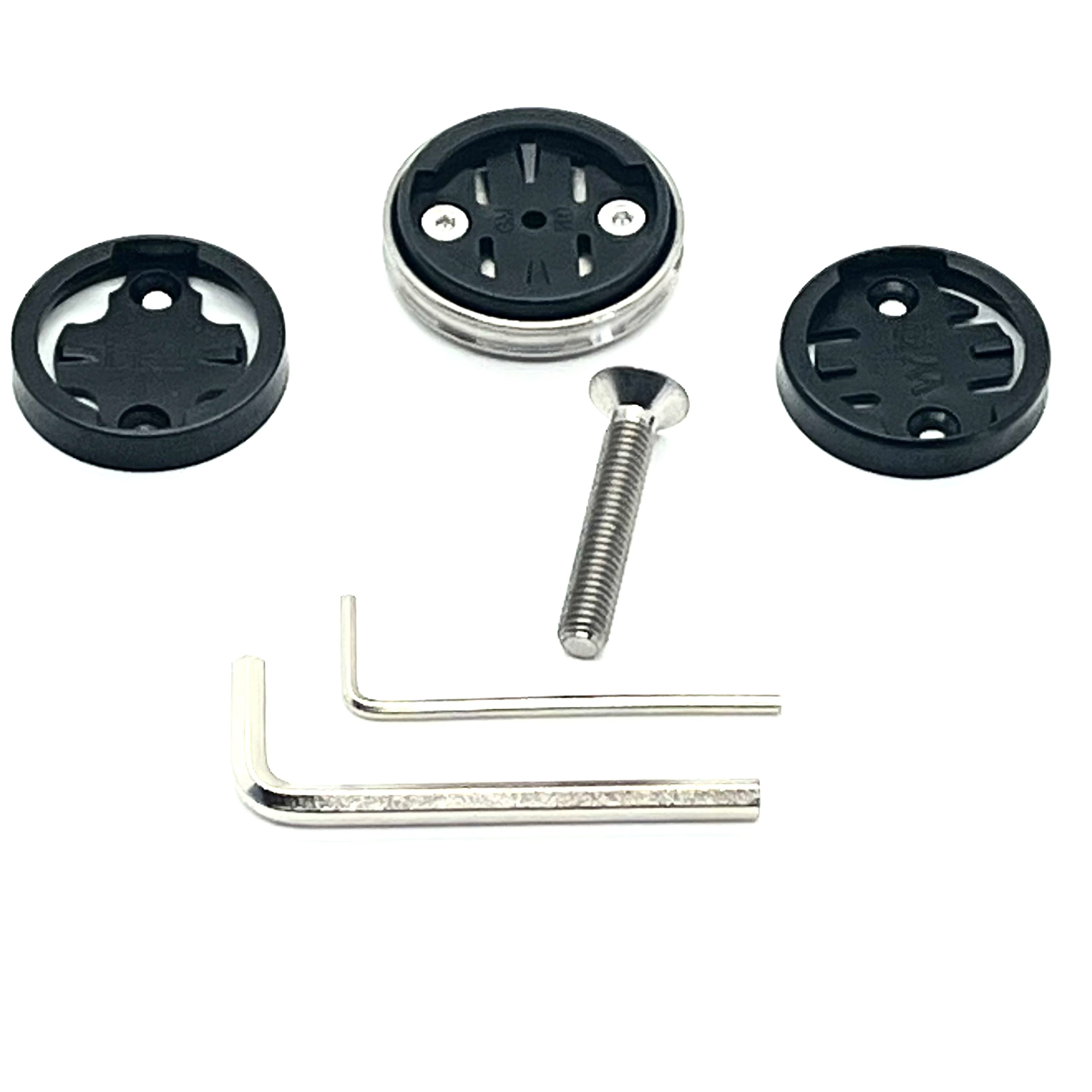 Titanium Out Front Computer Mounts Titanium Headset Cap Computer Mount - Perfect for your Bike Computer ...