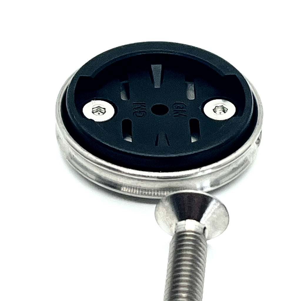 Titanium Headset Cap Computer Mount - Jefe.bike
