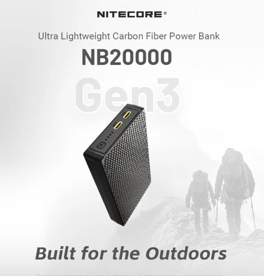 Lightest Passthrough 20000mAh Bikepacking Powerbank