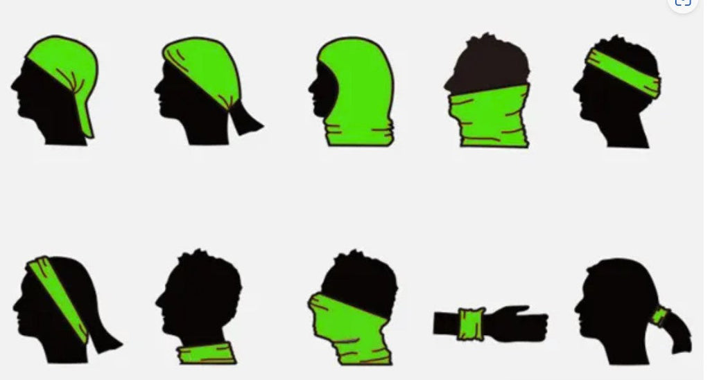 Lightweight Polyester UPF Neck Gaiter - Jefe.bike