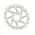 Garbaruk Oval Direct Mount Chainring 32t/34t/36t (Boost - 3-Bolt - Silver) - Jefe.bike