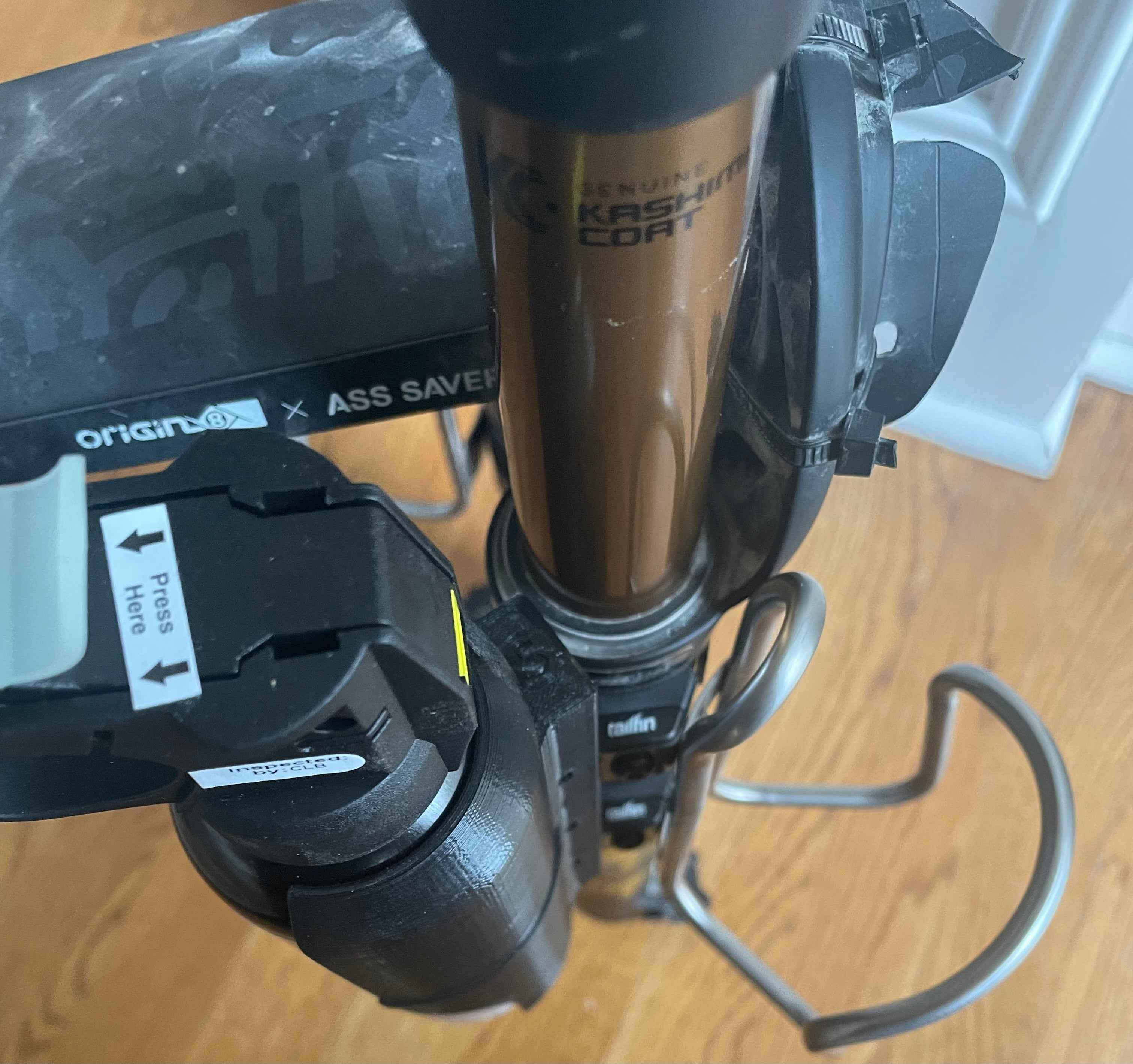 Permanent Mount Bikepacking-Optimized Bear Spray Cage by Bearclaw