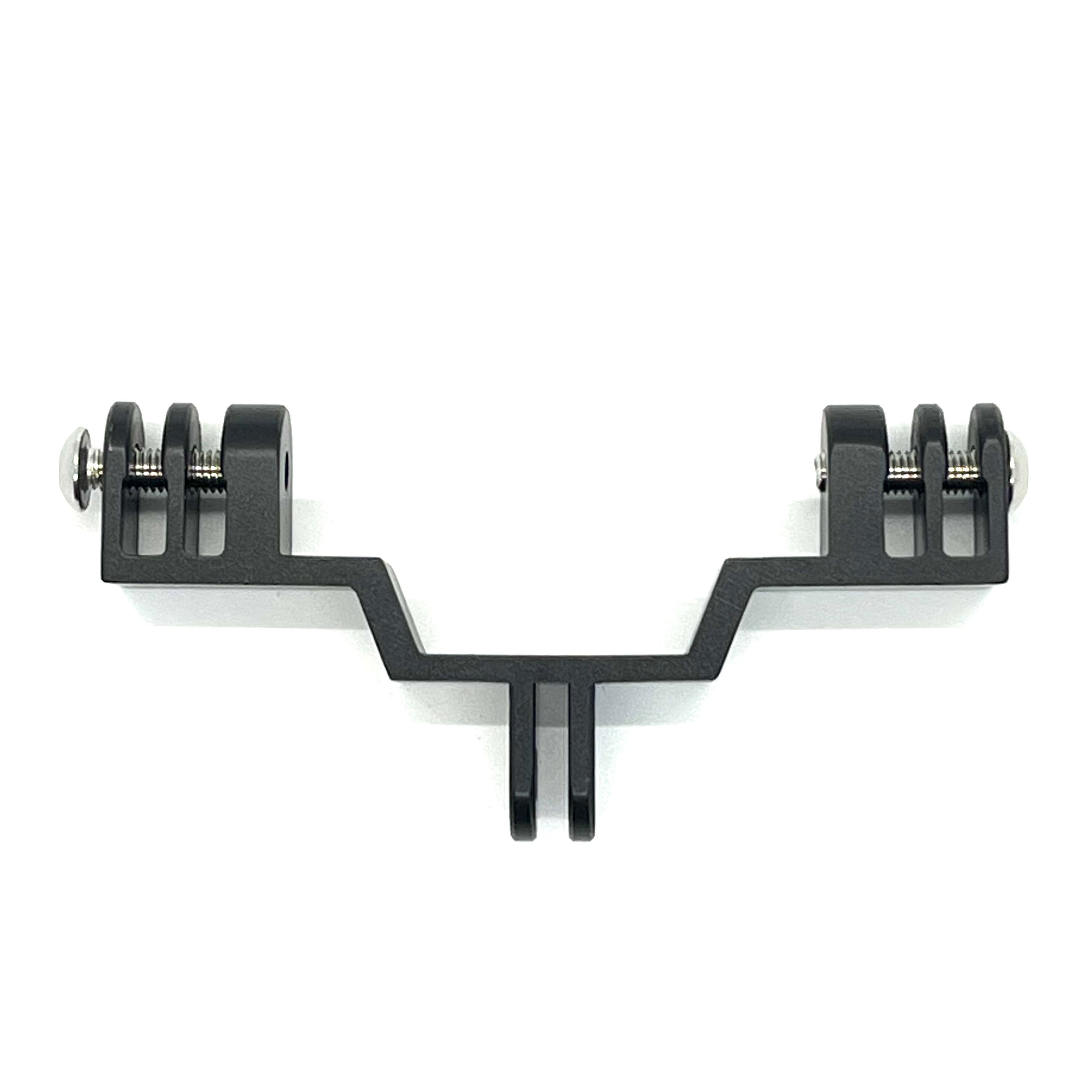 Aluminum Dual Head GoPro - Horizontal Adapter - Jefe.bike
