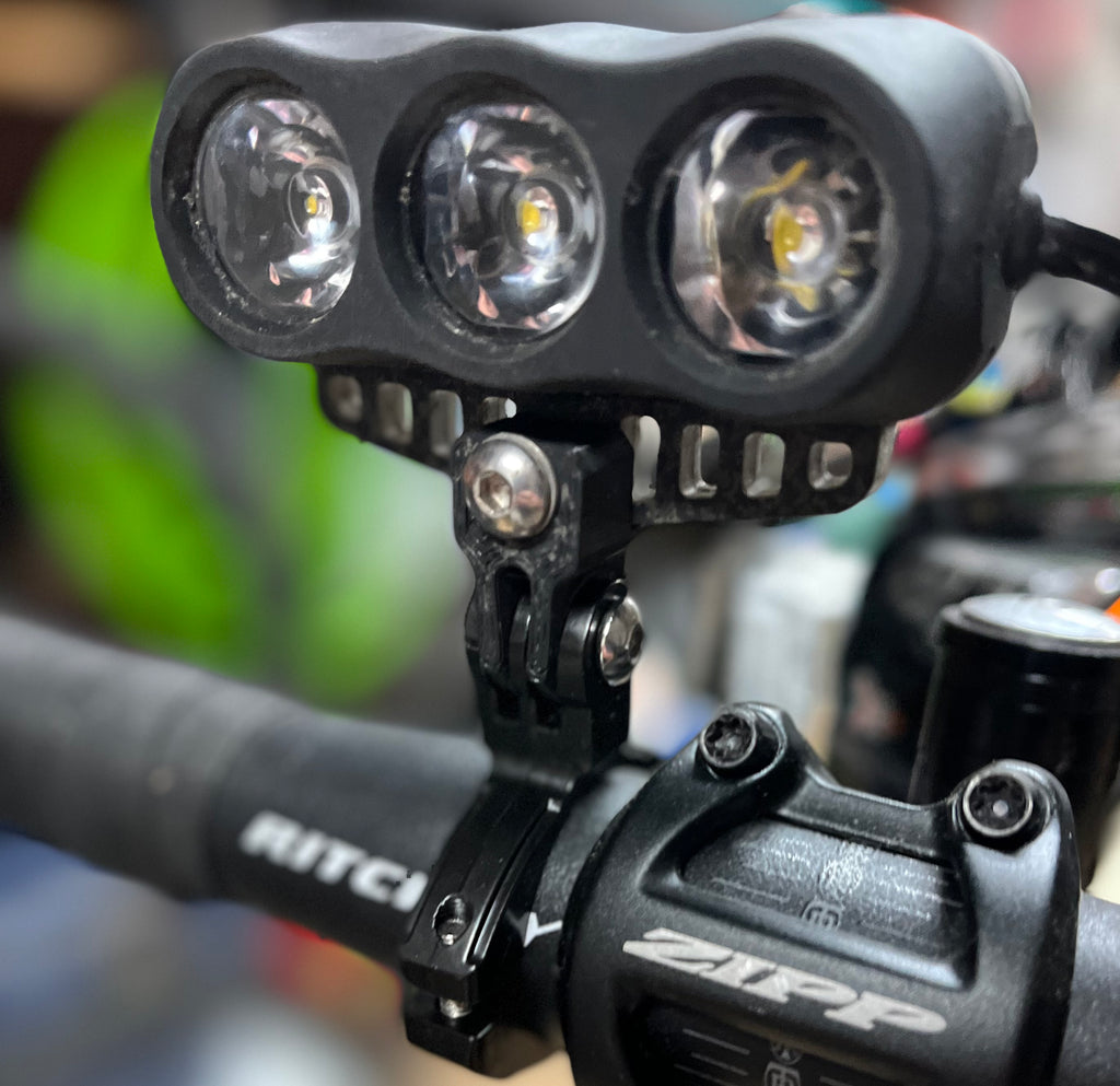 Low Profile Aluminum GoPro Handlebar Mount - 31.8mm - Jefe.bike