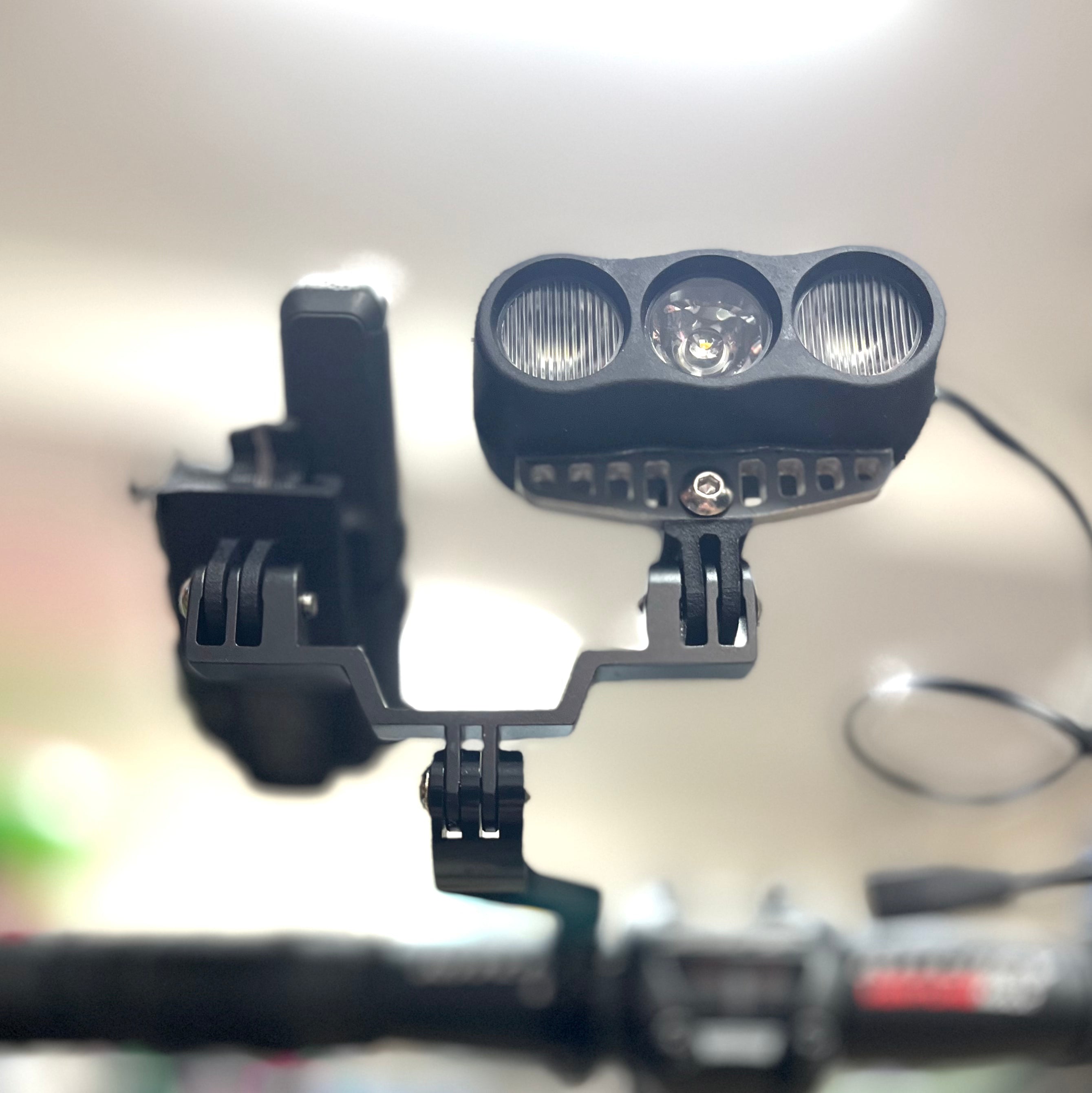 Aluminum Dual Head GoPro - Horizontal Adapter - Jefe.bike