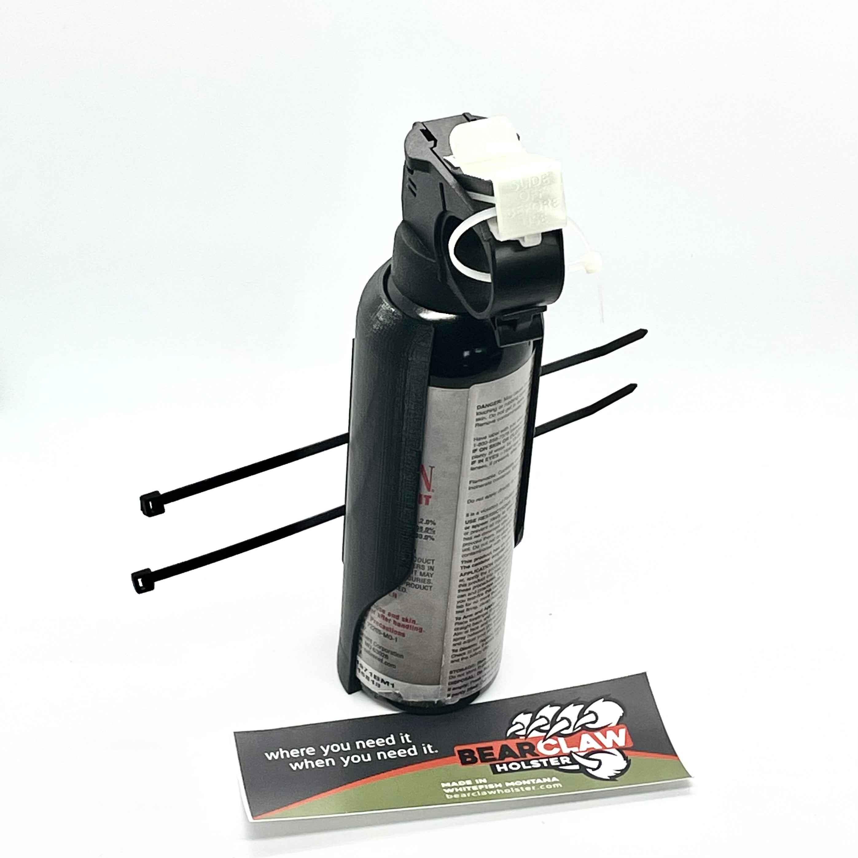 Permanent Mount Bikepacking-Optimized Bear Spray Cage by Bearclaw