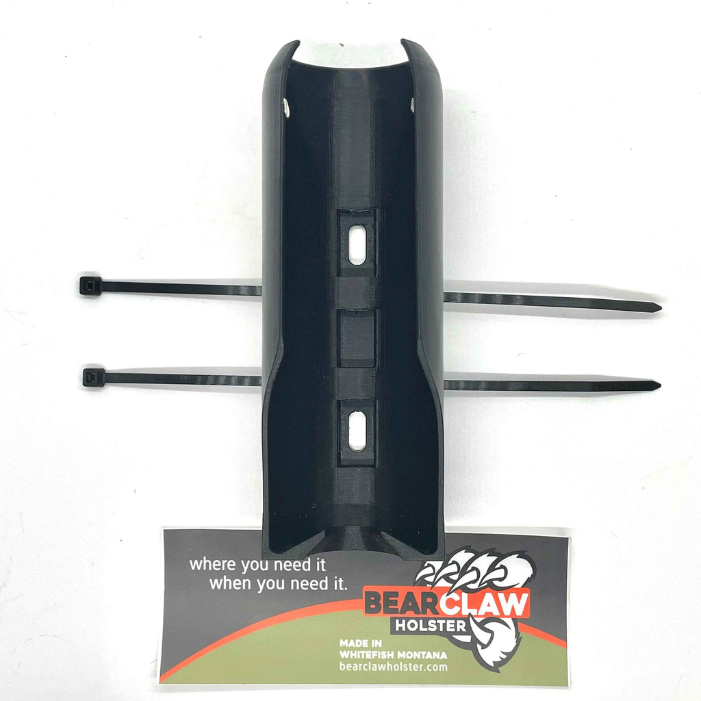 Permanent Mount Bikepacking-Optimized Bear Spray Cage by Bearclaw