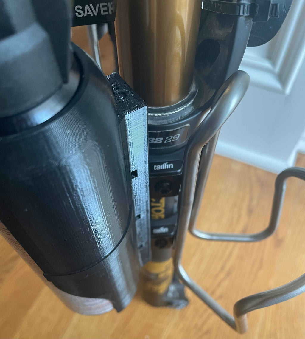 Permanent Mount Bikepacking-Optimized Bear Spray Cage by Bearclaw