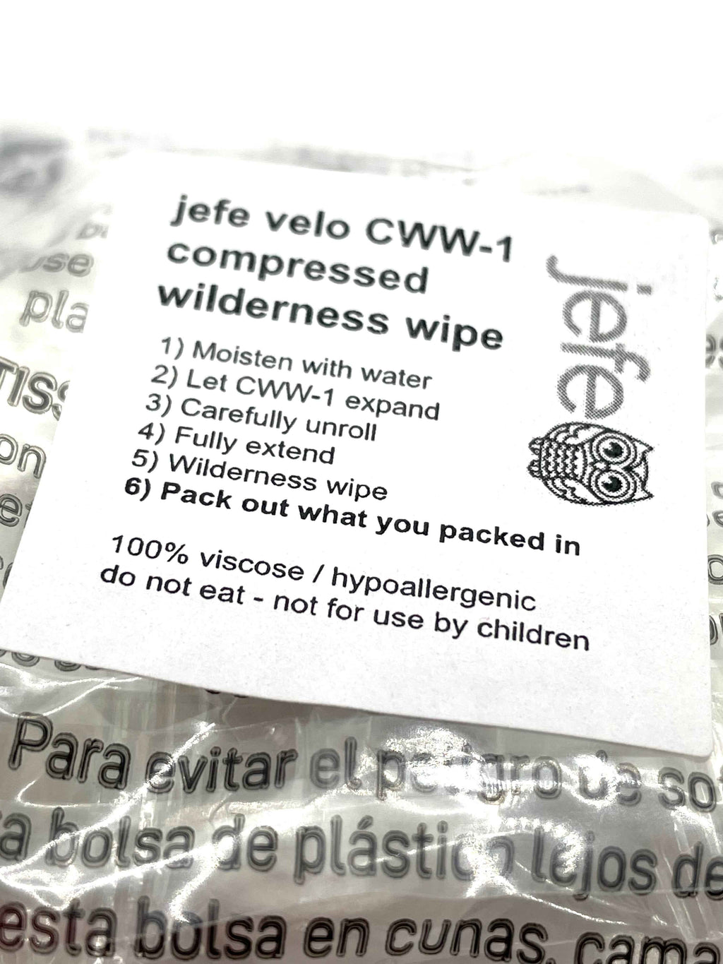 Jefe Velo Compressed Wilderness Wipes