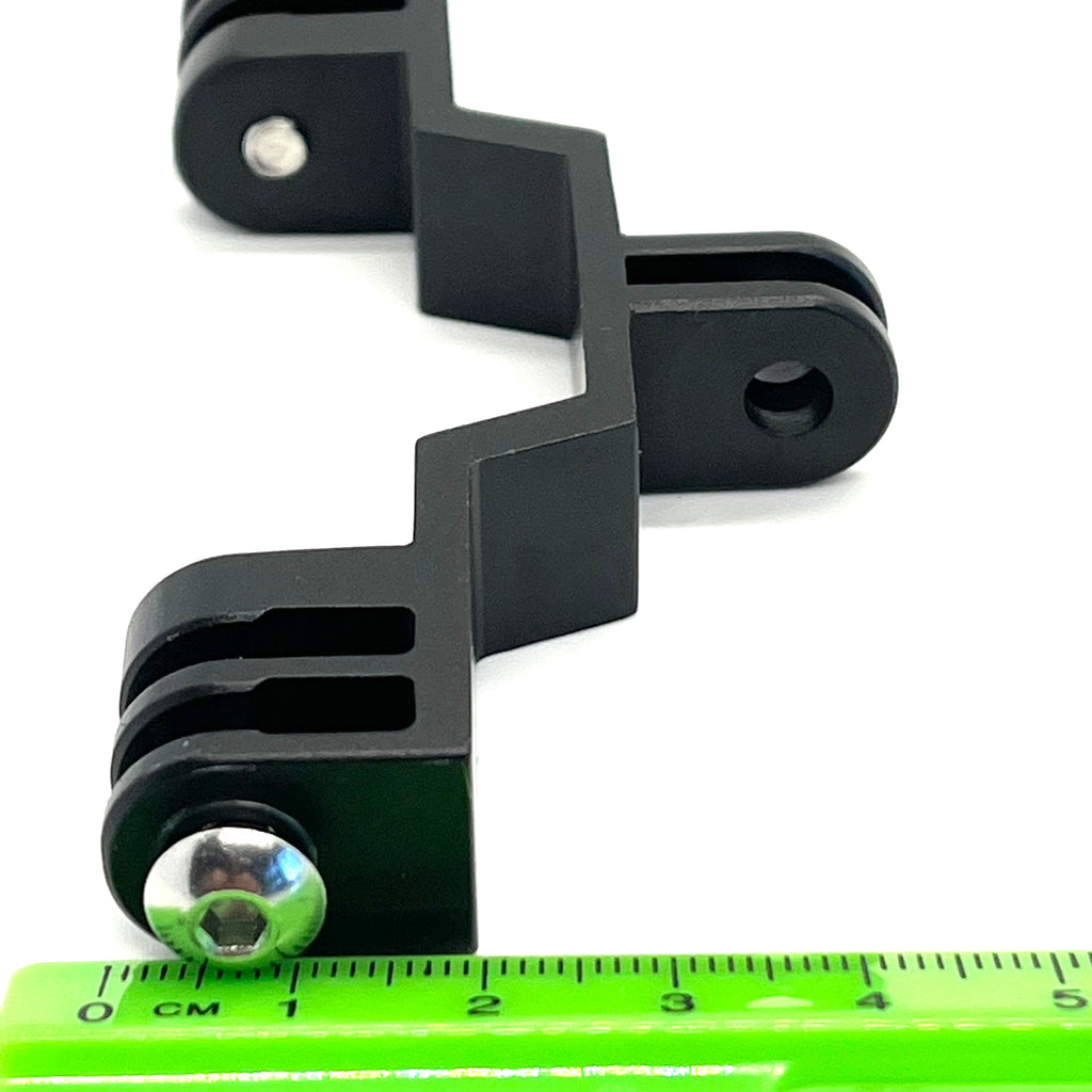 Aluminum Dual Head GoPro - Horizontal Adapter - Jefe.bike