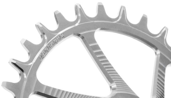 Garbaruk Round Direct Mount Chainring 28t/30t/32t/34t/36t (Boost - 3-Bolt - Silver) - Jefe.bike